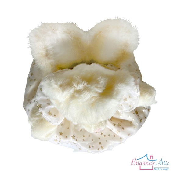 Stuffed animal bear brown with angel wing 10" - Picture 9 of 11